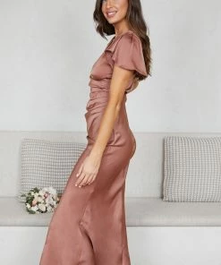 Desire Doren Dress - Rust DRESSES