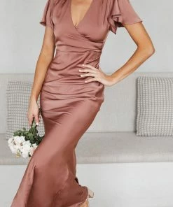 Desire Doren Dress - Rust DRESSES