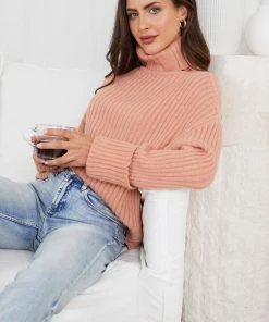 Miracle Fashion CLOTHING Dori Jumper - Peach