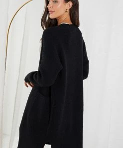 Miracle Fashion CLOTHING Drucilla Cardigan - Black