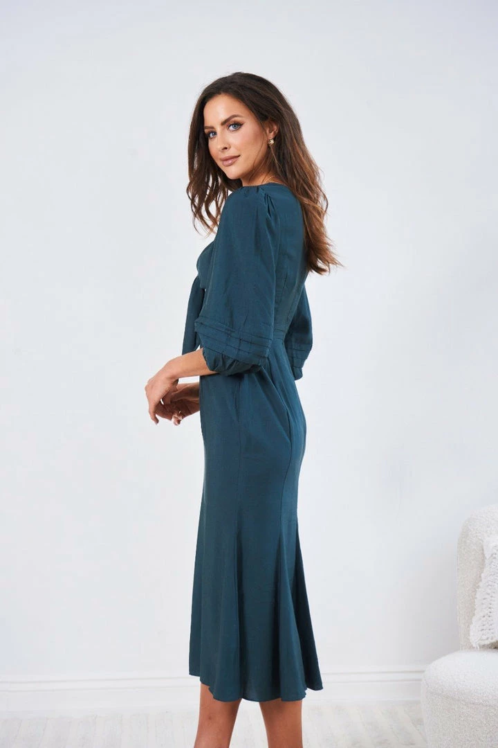 Wild Ginger Aimey Dress - Dark Teal 5 Wild Ginger Aimey Dress - Dark Teal