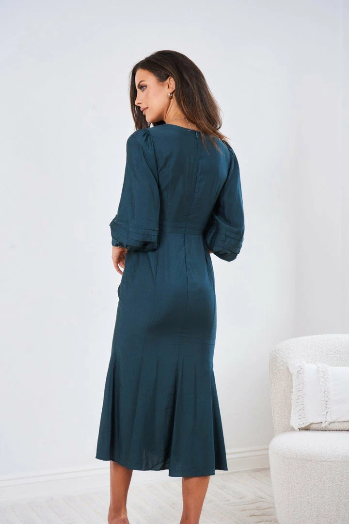 Wild Ginger Aimey Dress - Dark Teal 4 Wild Ginger Aimey Dress - Dark Teal