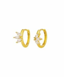 Jolie & Deen ACCESSORIES Tori Sleepers - Crystal