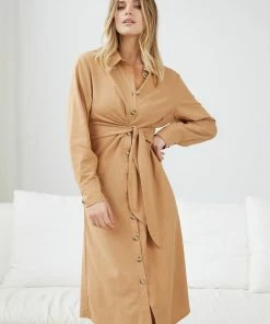 Sassy Hills Fashion DRESSES Eisley Dress - Brown