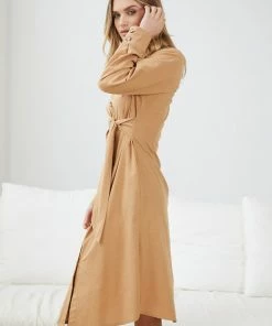 Sassy Hills Fashion DRESSES Eisley Dress - Brown