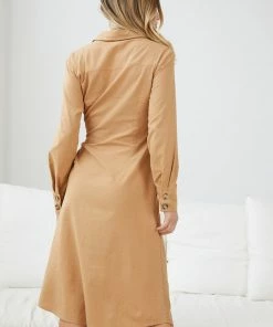 Sassy Hills Fashion DRESSES Eisley Dress - Brown