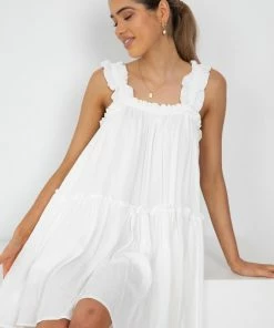 YH & Co (Chloe Yip) DRESSES Elapsed Dress - White