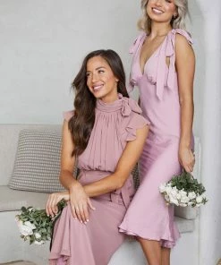 Desire Zita Dress - Dusty Pink 14 Desire Zita Dress - Dusty Pink