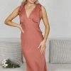 Style Box DRESSES Eleanora Dress - Rust