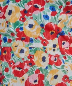 Reverse Elfin Dress - Red Floral DRESSES 13 Reverse Elfin Dress - Red Floral DRESSES