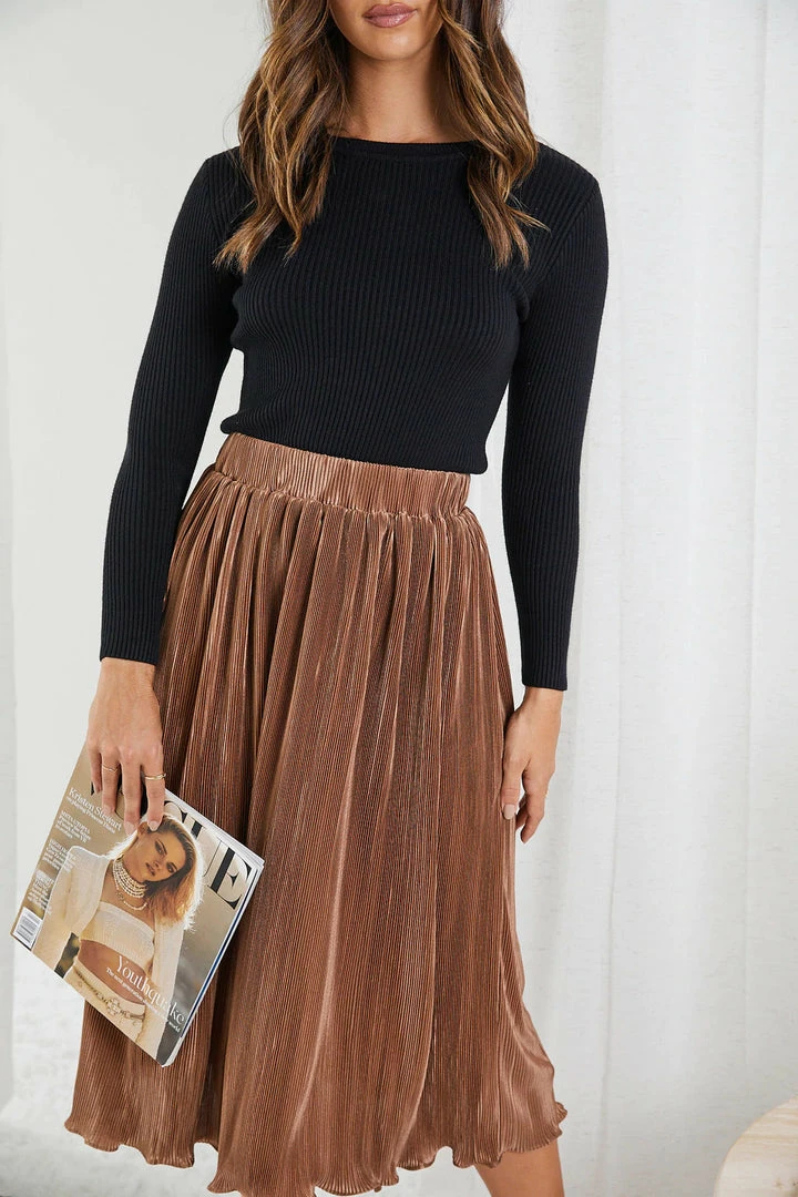 Red Berry CLOTHING Basa Knit Top - Black 6 Red Berry CLOTHING Basa Knit Top - Black