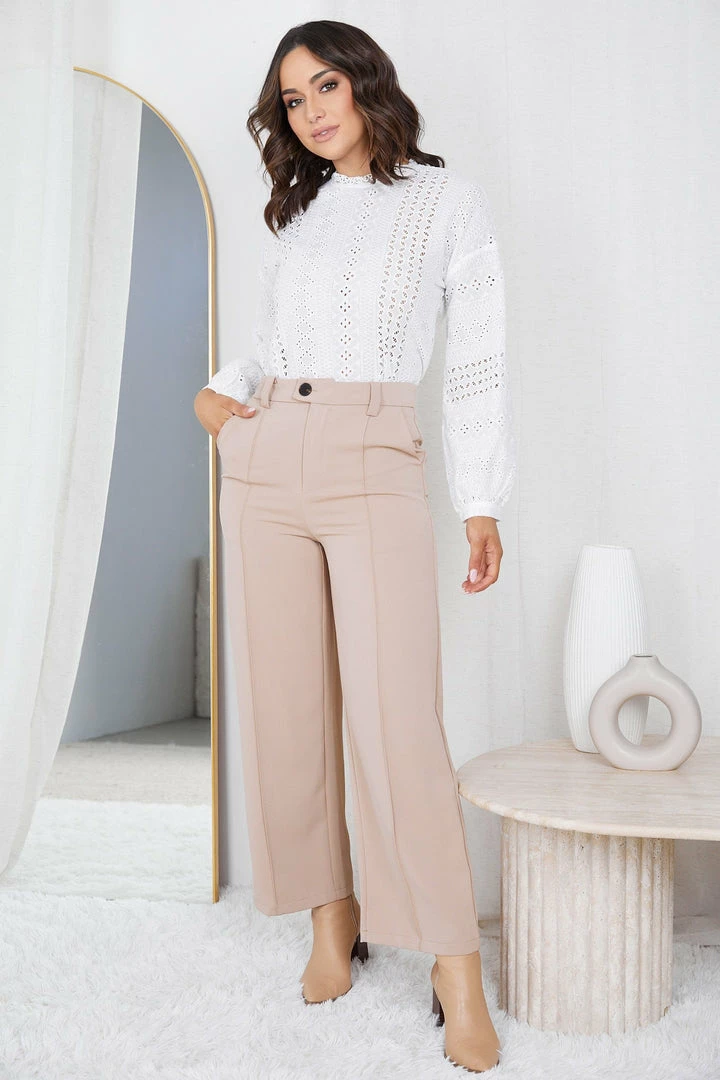 Miracle Fashion CLOTHING Elizabern Blouse - White 7 Miracle Fashion CLOTHING Elizabern Blouse - White