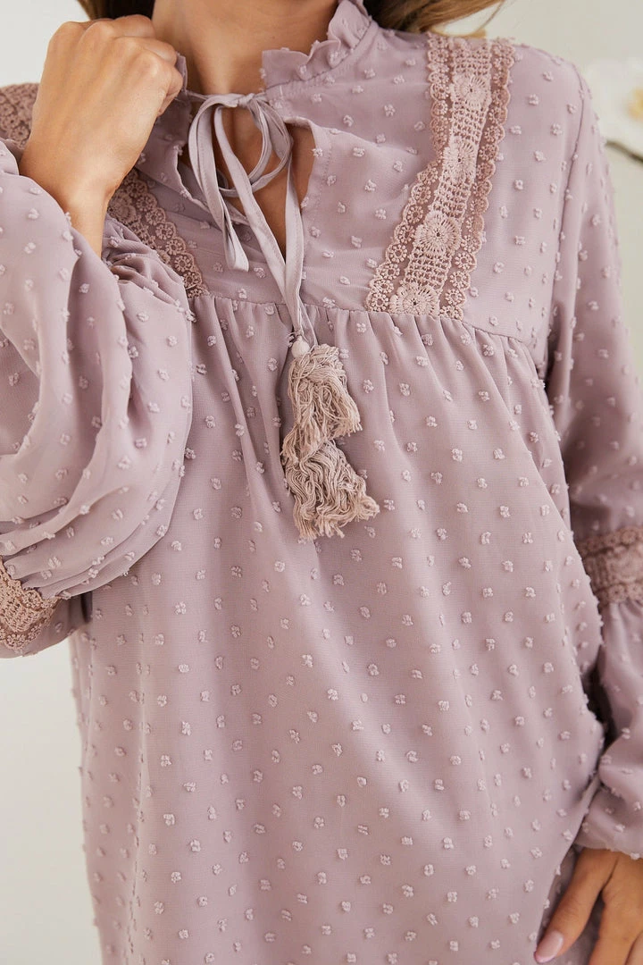 Dream House CLOTHING Ephrathe Blouse - Pink 9 Dream House CLOTHING Ephrathe Blouse - Pink