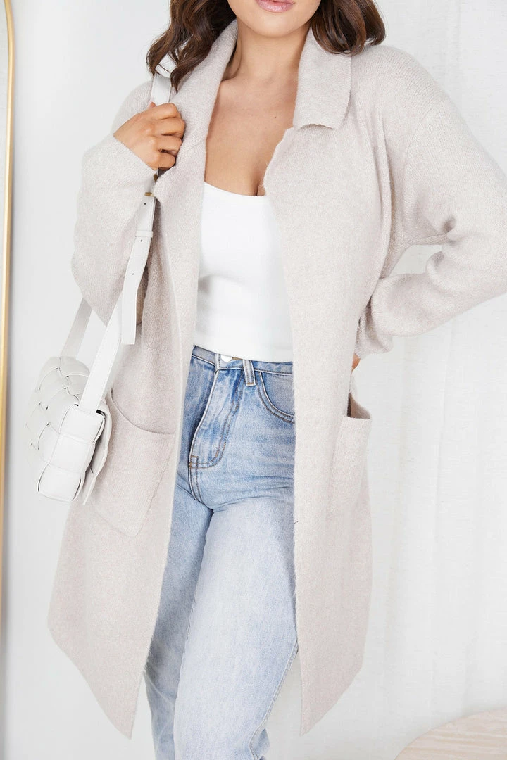 Miracle Fashion Ermielyn Coat - Beige CLOTHING 6 Miracle Fashion Ermielyn Coat - Beige CLOTHING