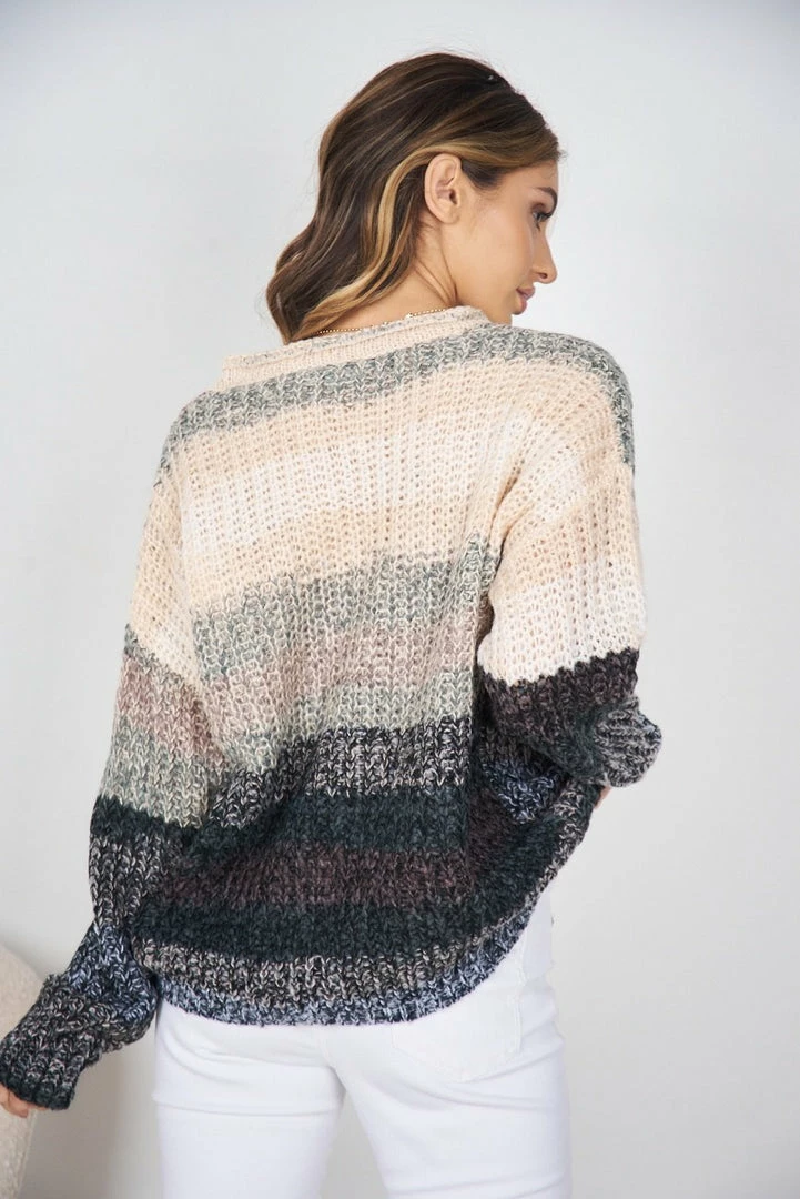 Miracle Fashion Marjorie Knit - Peach Multi Jumpers & Sweaters 4 Miracle Fashion Marjorie Knit - Peach Multi Jumpers & Sweaters