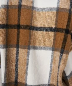 YH & Co (Chloe Yip) Marci Shirt - Light Brown Print CLOTHING