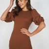 Wild Ginger Marion Dress - Chocolate CLOTHING