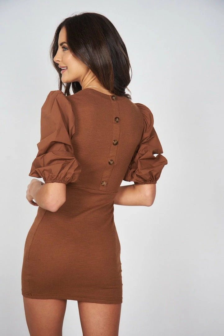 Wild Ginger Marion Dress - Chocolate CLOTHING 4 Wild Ginger Marion Dress - Chocolate CLOTHING