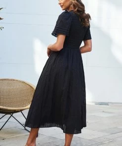 Qtrend Fashion PTY LTD DRESSES Iolana Dress - Black