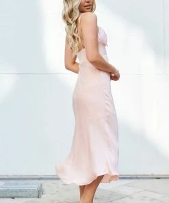 Kaarlo Fashion Pty Ltd DRESSES Palmira Dress - Light Peach 9 Kaarlo Fashion Pty Ltd DRESSES Palmira Dress - Light Peach