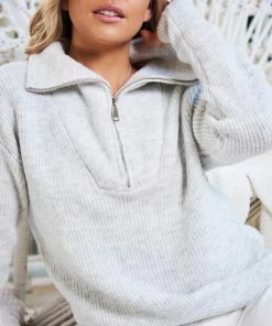 HQ Fashion CLOTHING Merete Knit - Grey 10 HQ Fashion CLOTHING Merete Knit - Grey