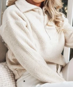 HQ Fashion CLOTHING Merete Knit - Beige