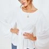 Valeria Rosalie Top - White