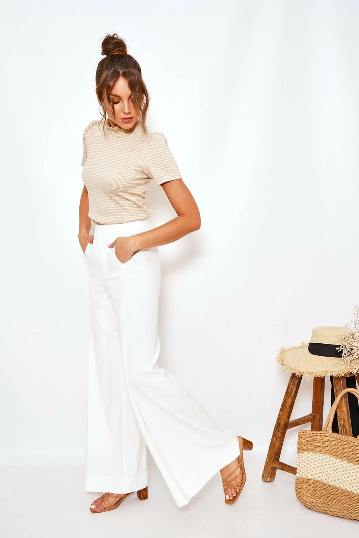 Main St Rock Pants - White 8 Main St Rock Pants - White