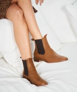 Verali Footwear Harper Boots - Tan Softee