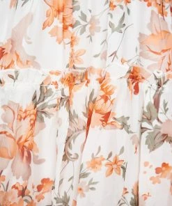 Sasha Clothing Dreama Dress - Orange Print DRESSES 17 Sasha Clothing Dreama Dress - Orange Print DRESSES