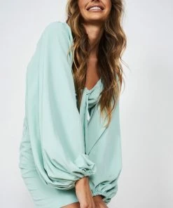 Evermore Fashion DRESSES Heiki Dress - Mint 11 Evermore Fashion DRESSES Heiki Dress - Mint