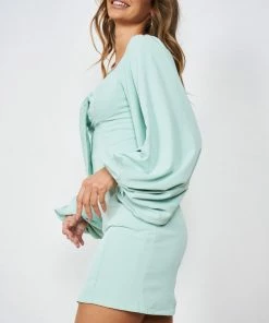 Evermore Fashion DRESSES Heiki Dress - Mint 10 Evermore Fashion DRESSES Heiki Dress - Mint