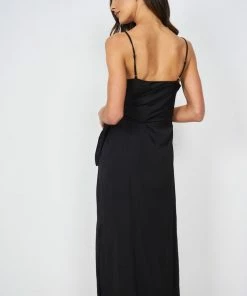 White Closet Laguna Dress - Black