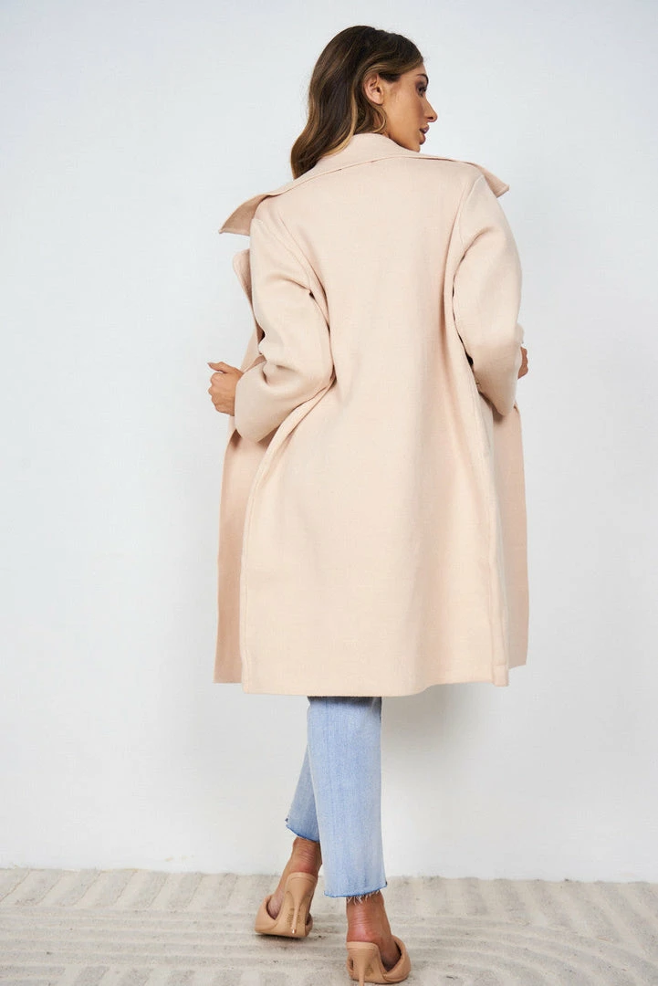 Sunny Girl CLOTHING Fireplace Coat - Cream 7 Sunny Girl CLOTHING Fireplace Coat - Cream