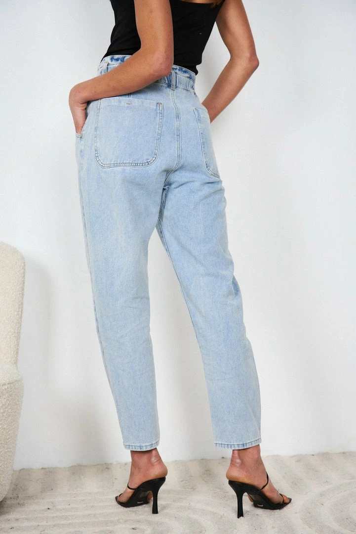 Style Box Sybil Jeans - Light Blue CLOTHING 4 Style Box Sybil Jeans - Light Blue CLOTHING