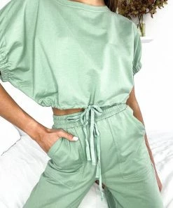 Evermore Fashion Ethna Pants - Sage 7 Evermore Fashion Ethna Pants - Sage