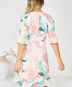 Style Box Evita Dress - White Print