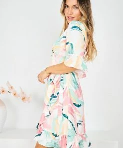 Style Box Evita Dress - White Print 9 Style Box Evita Dress - White Print