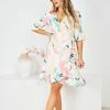Style Box Evita Dress - White Print