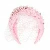 Morgan & Taylor ACCESSORIES Naya Headpiece - Pink 1 Morgan & Taylor ACCESSORIES Naya Headpiece - Pink