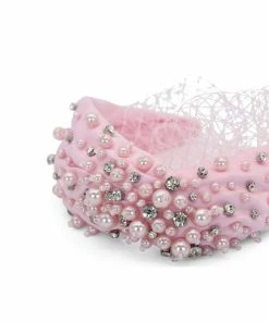 Morgan & Taylor ACCESSORIES Naya Headpiece - Pink