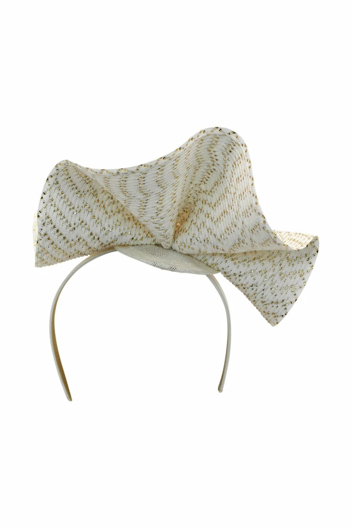 Morgan & Taylor Zaria Fascinator - Ivory 3 Morgan & Taylor Zaria Fascinator - Ivory