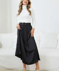 Desire Fabianie Skirt - Black CLOTHING