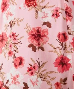 Wild Ginger Fall For You Dress - Pink Print DRESSES