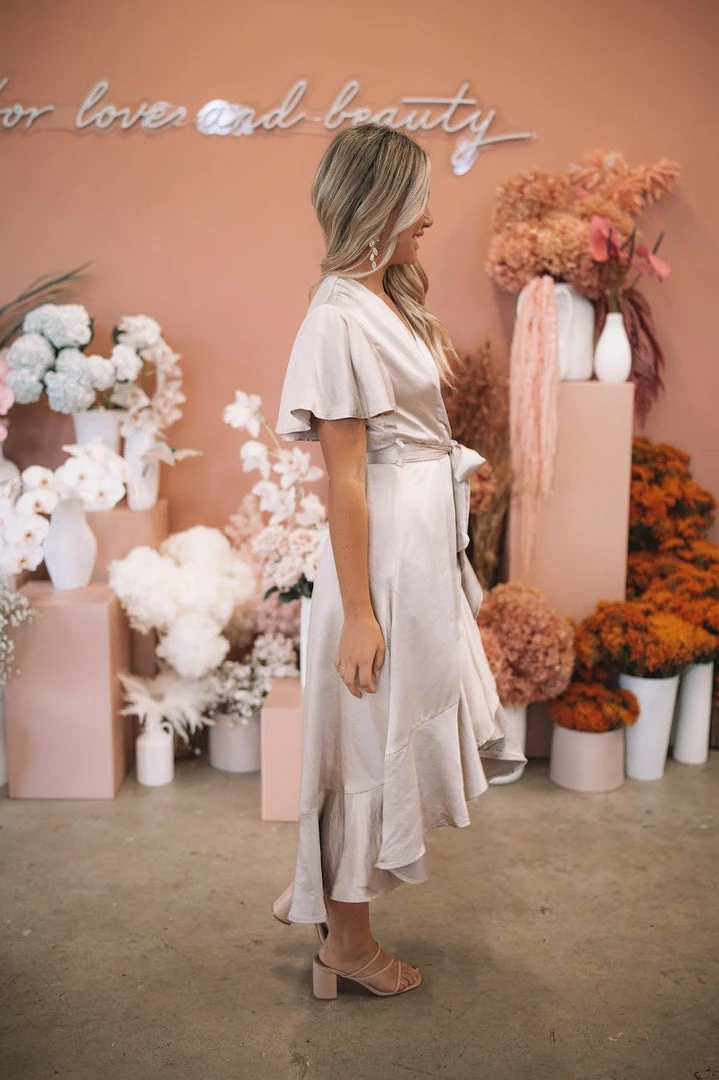 Style Box Farren Dress - Champagne DRESSES 5 Style Box Farren Dress - Champagne DRESSES