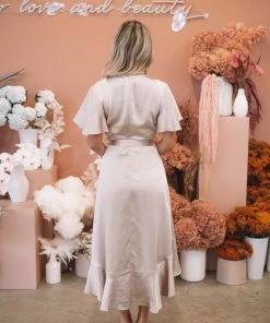 Style Box Farren Dress - Champagne DRESSES