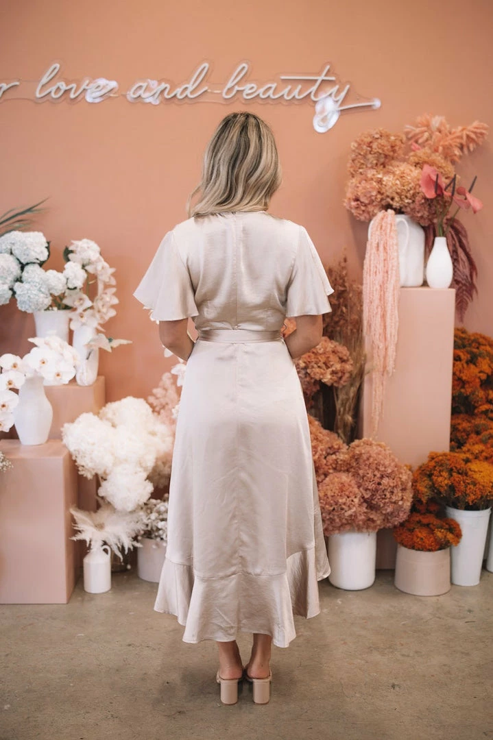 Style Box Farren Dress - Champagne DRESSES 4 Style Box Farren Dress - Champagne DRESSES