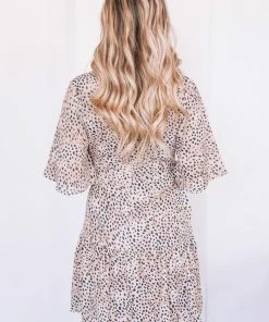Desire Feline Dress - Leopard Print