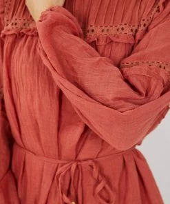 Rock Denim DRESSES Ferrera Dress - Rust