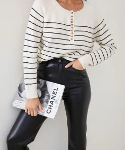 HQ Fashion Fira Knit - Black Stripe Jumpers & Sweaters 12 HQ Fashion Fira Knit - Black Stripe Jumpers & Sweaters